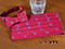 Custom designed bowtie and cummerbund by Barnard-Maine